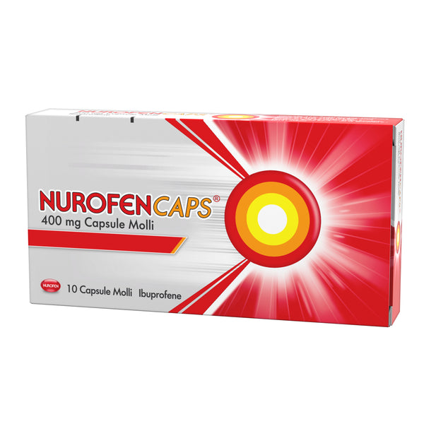 Nurofencaps 400 mg ibuprofene 10 capsule molli