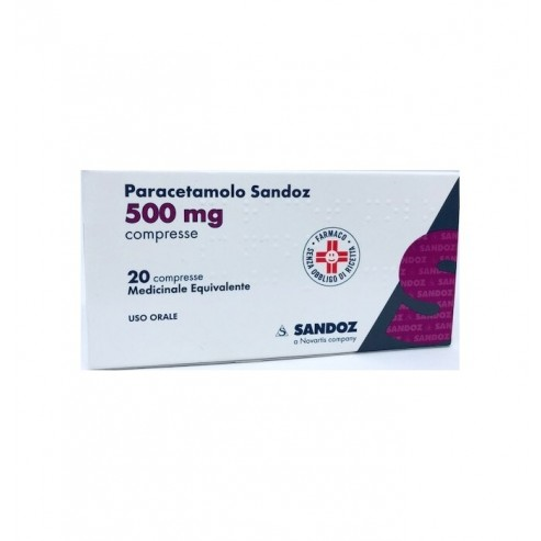 Paracetamolo sandoz 500 mg compresse medicinale equivalente