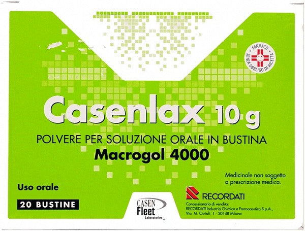 Casenlax 10 g polvo para solución oral en sobremacrogol 4000