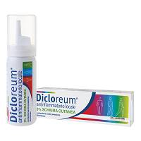 Dicloreum local anti-inflammatory 3% skin foam, pressurized container diclofenac