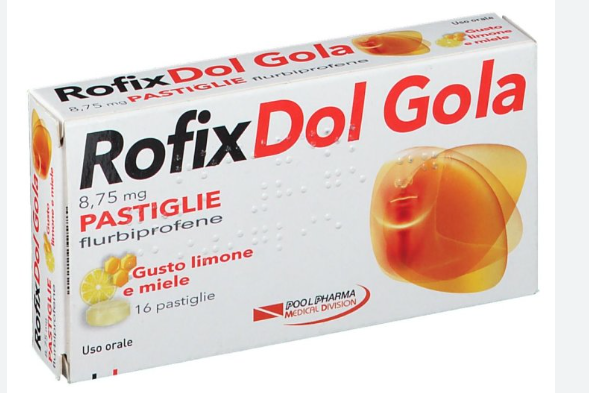 Rofixdol gola 8,75 mg pastiglie gusto limone e miele flurbiprofene