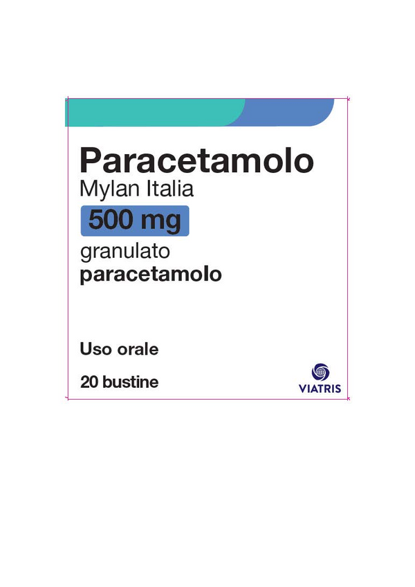 Paracetamolo mylan italia 500 mg granulato paracetamolo