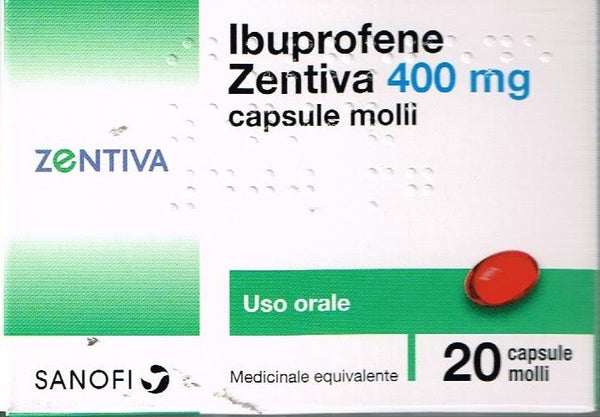 Ibuprofene zentiva 200 mg capsule molli ibuprofene zentiva 400 mg capsule molli medicinale equivalente