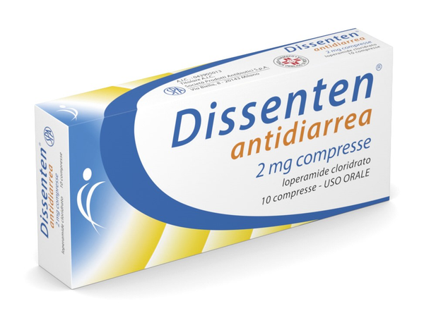 Dissenten antidiarrea 2 mg compresse loperamide