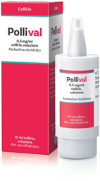Pollival 0,5 mg/ml collirio, soluzione  azelastina cloridrato