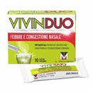VivinDuo Febbre e Congestione Nasale 500mg + 60mg - 10 Bustine