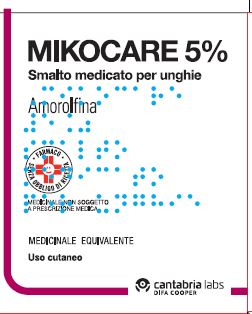 Mikocare 5% smalto medicato per unghie amorolfina medicinale equivalente