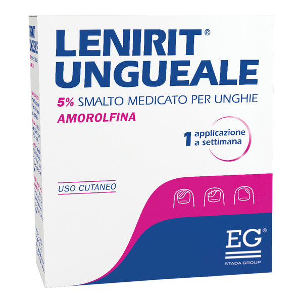 Esmalte de uñas medicado con amorolfina al 5 % calmante para las uñas