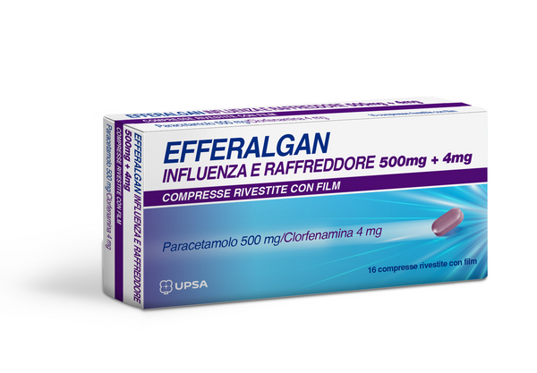 Efferalgan flu and cold 500 mg + 4 mg film-coated tablets paracetamol 500 mg/chlorphenamine 4 mg