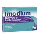 Imodium Diarrea e Meteorismo 2 mg/125 mg Loperamide cloridrato/ Simeticone per Diarree Acute - 12 compresse