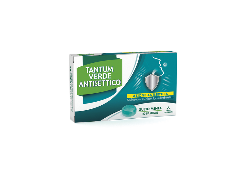 Tantum verde antisettico pastiglie gusto menta medicinale equivalente