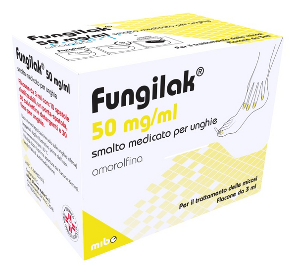 Fungilak 50 mg/ml smalto medicato per unghie amorolfina