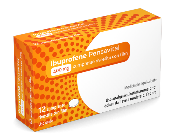 Ibuprofene pensavital 400 mg compresse rivestite con film  ibuprofene