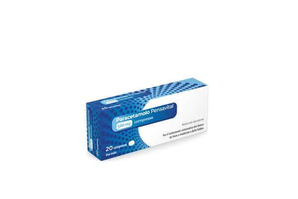 Paracetamolo 500 mg compresse 20 compresse in blister pvc/pvdc/al