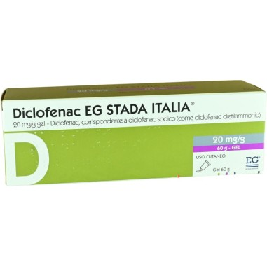 Diclofenac eg 20 mg/g gel 1 tube of 60 g