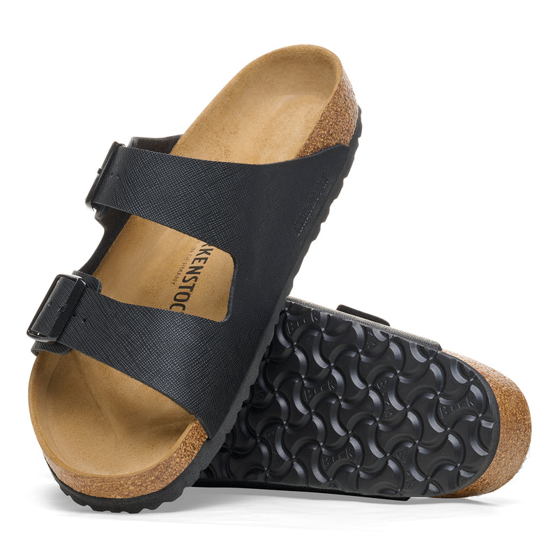 Birkenstock Arizona sandali in birko flor saffiano black 42