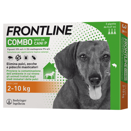 Frontline combo*3pip 2-10kg ca