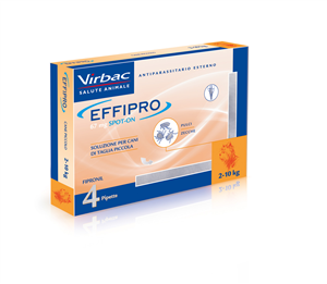 Effipro*4pip 2-10kg perros