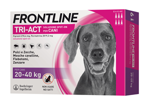 Frontline tri-act*6pip 20-40kg