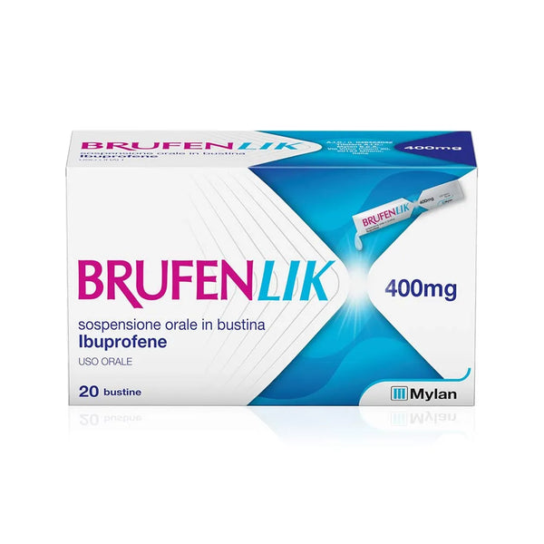 BRUFENLIK 400 mg ibuprofene sospensione orale in bustina - 20 bustine