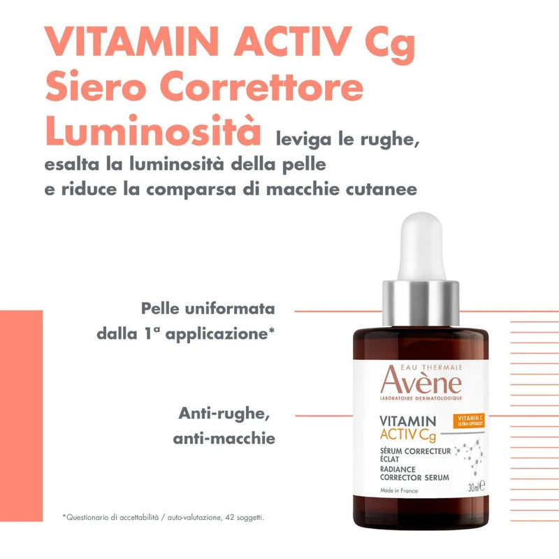 AVENE - Vitamin Active Cg - Siero anti invecchiamento cutaneo alla Vit C - 30 ml