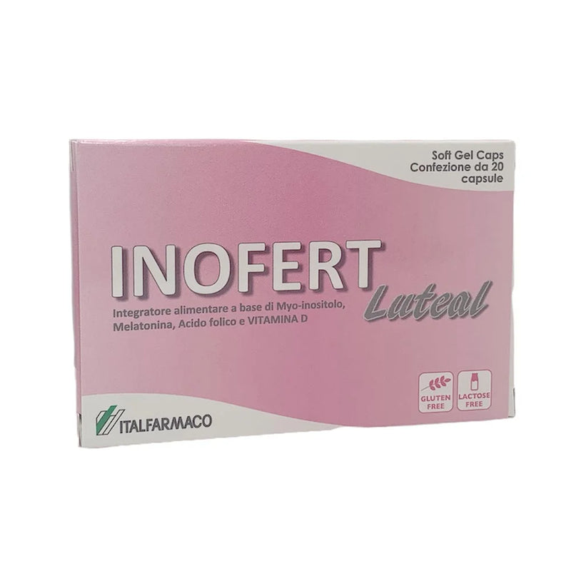 Inofert Luteal Integratore Alimentare - 20 Capsule Soft Gel