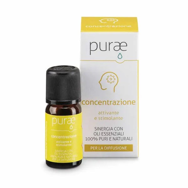 PURAE - Sinergia con oli essenziali "concentrazione" 10 ml