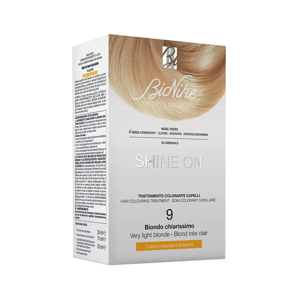 BIONIKE - Shine On colorazione permanente biondo chiaro 9