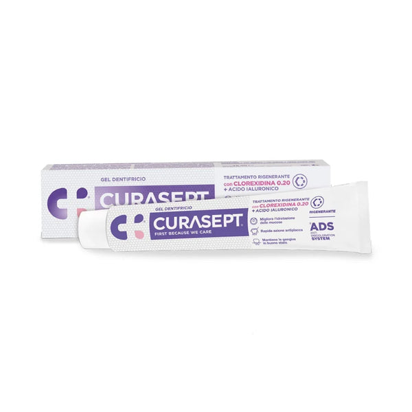 CURASEPT - gel dentifricio clorexidina 0.20% trattamento rigenerante 75 ml