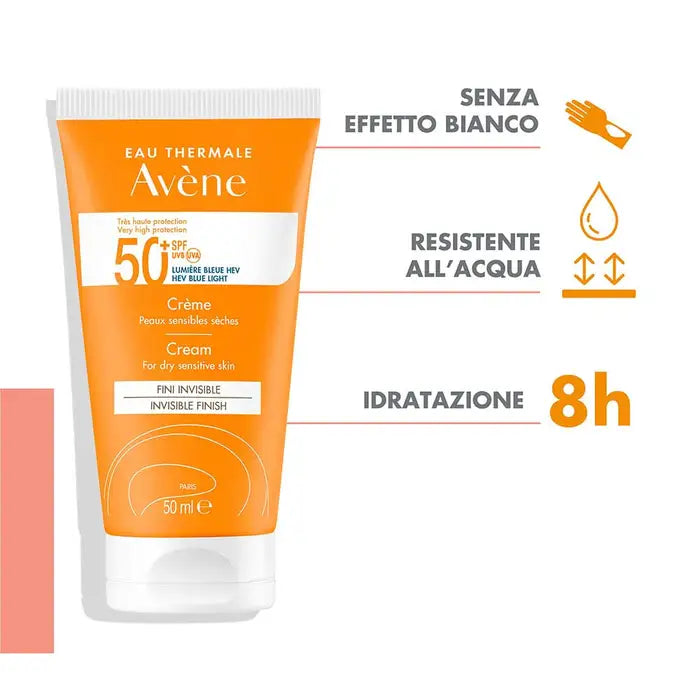 AVENE - Solari - Crema protezione viso per pelli secche SPF50+ 50 ml