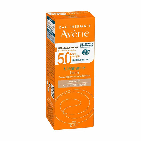 AVENE - Cleanance Solari - Crema colorata prozione viso per pelli miste/con imperfezioni SPF50+ 50 ml