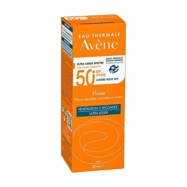 AVENE - Solari - Fluido protezione viso per pelli normali/miste SPF50+ 50 ml