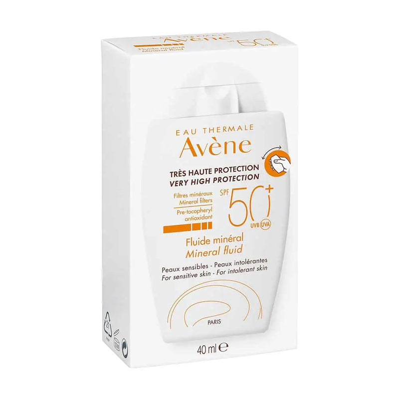 AVENE - Solari - Fluido minerale protezione viso per pelli intolleranti SPF50+ 40 ml