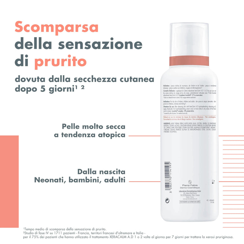 AVENE - Xeracalm A.D. - Crema liporestitutiva pelli secche 400 ml