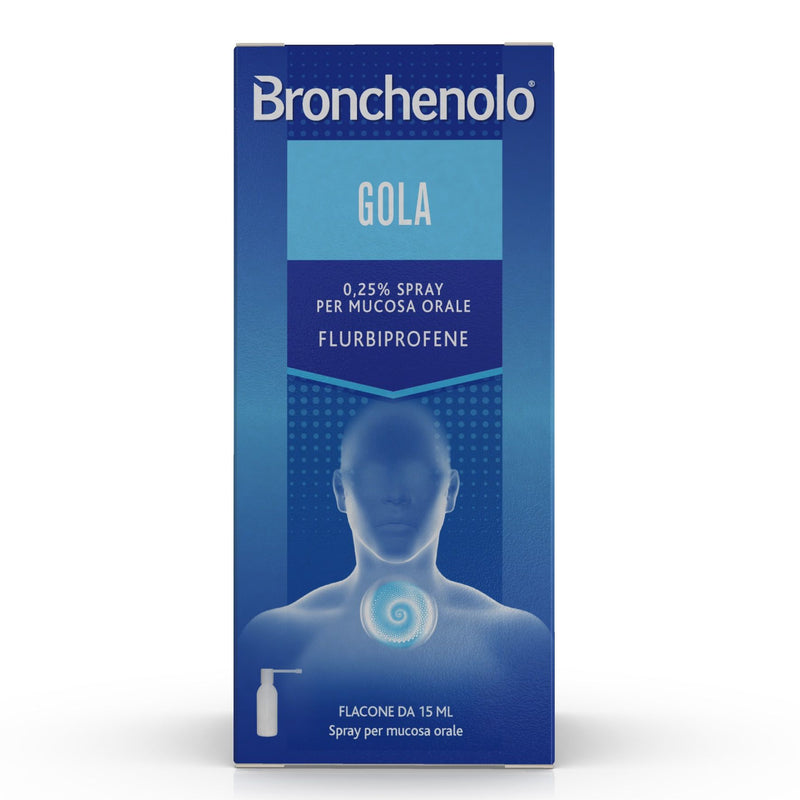 Bronchenolo Gola Spray Mucosa Soluzione Orale 15 Ml 0,25% - 15ml