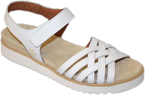 BENVADO Sandalias Ellen sandalias piel becerro blanco 39