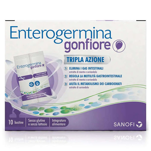 ENTEROGERMINA - Gonfiore 10 bustine bipartite