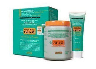 pack conveniencia barro de algas de guam frío con barro de algas de guam 1 kg + crema gel 250 ml fórmula fría