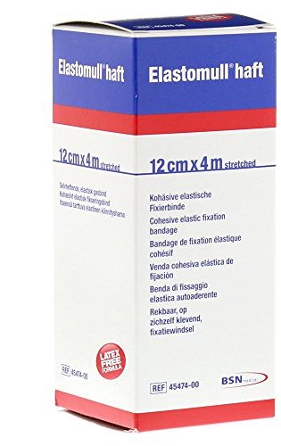 Benda elastica autoadesiva elastomull haft compressione forte 12x400 cm