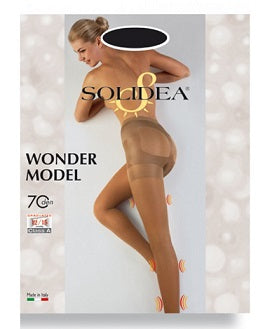 Wonder model 70 black sheer tights 4