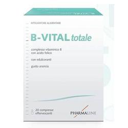 B-vital total naranja 2 tubos 10 comprimidos efervescentes