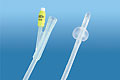 Silicone latex Foley catheter Nelaton tip 3-way with balloon 5-15ml diameter ch16 5.33mm length 40cm