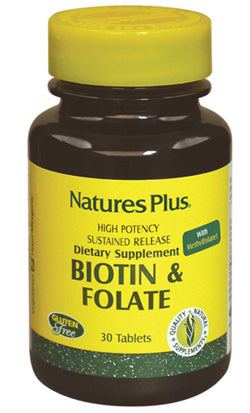 Biotin with folic acid 30 tablets