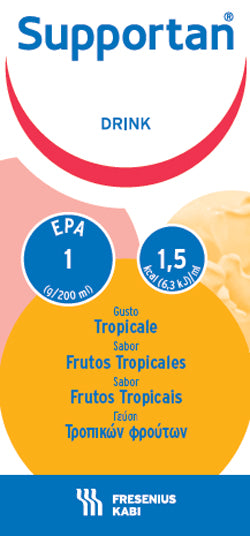 Supportan drink frutti tropicali 4 flaconi x 200 ml