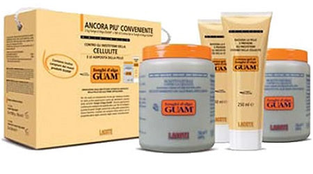 barro de algas guam doble conveniencia con barro de algas guam 2 x 1 kg + crema gel 2 x 250 ml