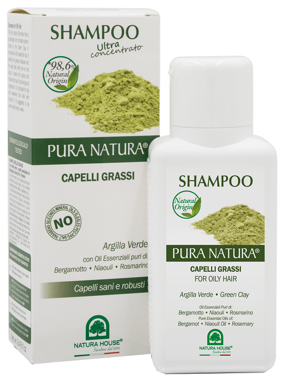 Argilla verde shampoo per capelli grassi 250 ml