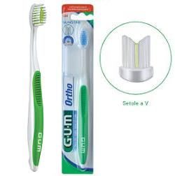 Gum ortho orthodontic toothbrush