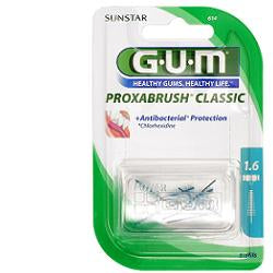 Cepillo interdental Gum proxabrush classic 614 8 piezas