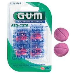 Gum red-cote riv plaque 12 pads