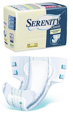 Pañal para incontinencia Serenity classic panty, maxi, talla grande, 15 piezas